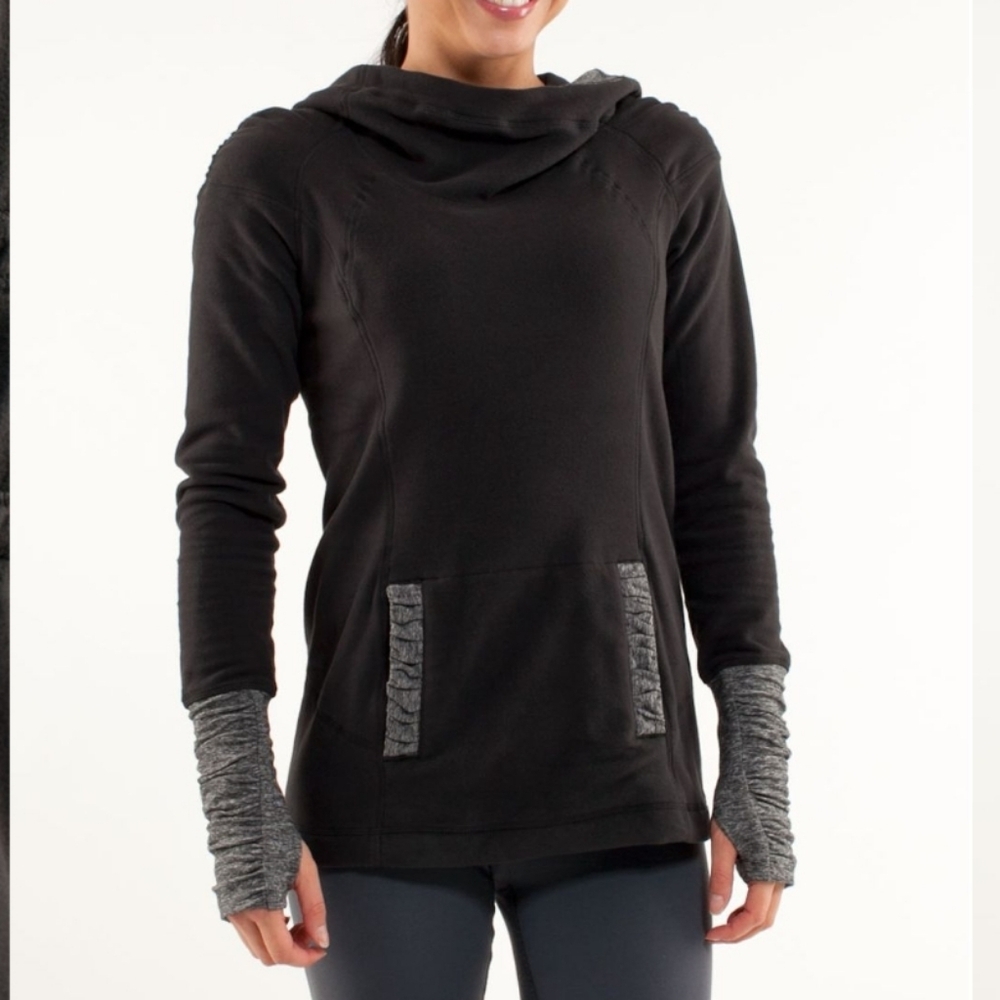 Lululemon S10Apres Run Pullover Solid Grey